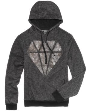 Ring Of Fire Men's Snake Diamond Graphic Hoodie
