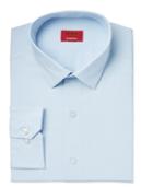 Alfani Spectrum Men's Slim-fit Light Blue Pindot Dress Shirt, Only At Macy's