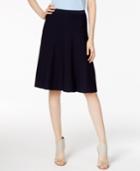 Calvin Klein A-line Sweater Knit Skirt