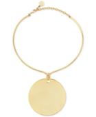 Vince Camuto Gold-tone Large Disc Choker Necklace