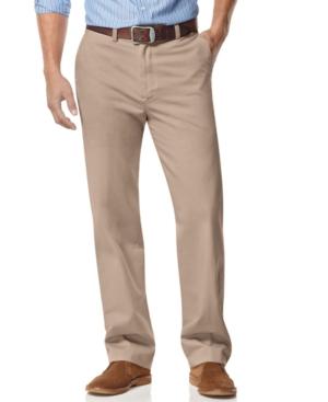 Nautica Big And Tall Men's Pants, Anchor Flat Front Twill Pants