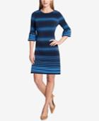 Tommy Hilfiger Printed Bell-sleeve Dress