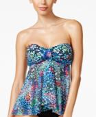 Profile By Gottex Paradise Bay Strapless Flyaway Tankini Top Women's Swimsuit