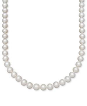 Belle De Mer Pearl Necklace, 14k Gold Aaa+ Cultured Freshwater Pearl Strand (8-1/2-9-1/2mm)