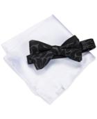Alfani Men's Walsh Abstract Bow Tie & Pocket Square Set, Only At Macy's