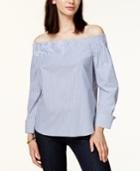 Tommy Hilfiger Off-the-shoulder Top, Created For Macy's