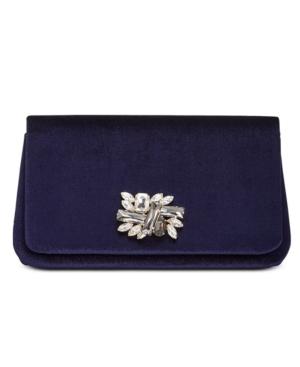 I.n.c. Mishel Velvet Brooch Clutch, Created For Macy's