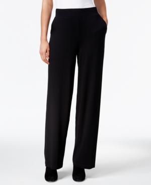 Eileen Fisher Knit Pull-on Straight-leg Pants