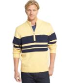 Izod Bold Stripe Quarter-zip Pullover