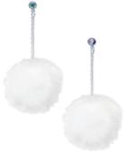 Whimsical Shop Faux-fur Pom-pom Earrings, Only At Macy's