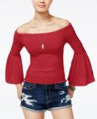 Shift Juniors' Off-the-shoulder Top, Created For Macy's