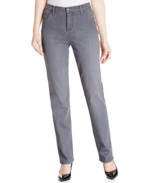 Lee Platinum Petite Gwen Domino Wash Straight-leg Jeans