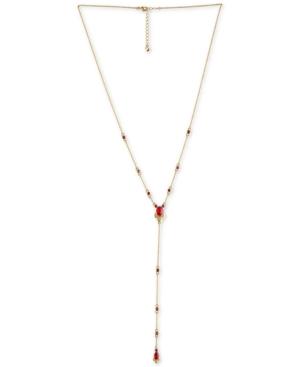 Rachel Rachel Roy Gold-tone Crystal Lariat Necklace, 22 + 2 Extender