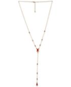 Rachel Rachel Roy Gold-tone Crystal Lariat Necklace, 22 + 2 Extender
