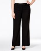 Calvin Klein Plus Size Fit Solutions Wide-leg Trousers