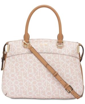 Calvin Klein Raelynn Signature Satchel
