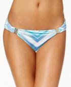 Bar Iii Hardware-trim Printed Bikini Bottoms, Created For Macy's Women's Swimsuit