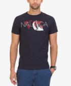 Nautica Men's World Map Graphic T-shirt