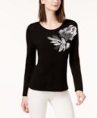 Inc International Concepts Sequined Sweater, Created For Macy's