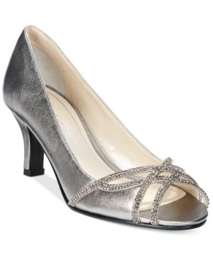 Caparros Eliza Peep-toe Evening Pumps Women's Shoes