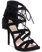 Jessica Simpson Bregan Fringe Lace-up Gladiator Sandals Women's Shoes