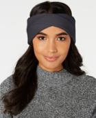 Dkny Twisted Ribbed-knit Headband, Created For Macy's