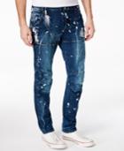 Gstar Men's 5620 Slim-fit Paint-splatter Stretch Jeans