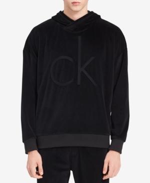 Calvin Klein Jeans Men's Oversized Cocoon Velour Sweater