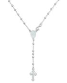 Giani Bernini Sterling Silver Necklace, Rosary Necklace