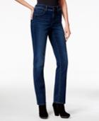 Style & Co. Tummy-control Straight-leg Jeans, Astor Wash