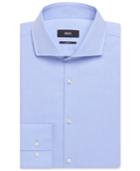 Boss Men's Slim-fit Pin Dot Traveler Cotton Dress Shirt