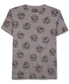 Jem Men's Mickey & Goofy Crest-print T-shirt