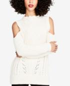 Rachel Rachel Roy Cable-knit Cold-shoulder Sweater, Created For Macy's