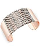 Thalia Sodi Two-tone Wire Wrapped Sculptural Cuff Bracelet, Only At Macy's