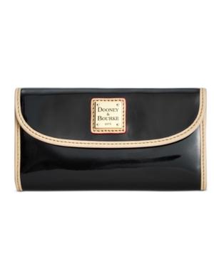 Dooney & Bourke Patent Continental Clutch Wallet