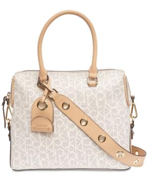 Calvin Klein Sabrina Signature Satchel