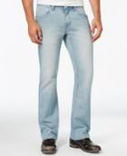 Inc International Concepts Men's Hoskin Modern Boot-fit Light-wash Jeans, Only At Macy's