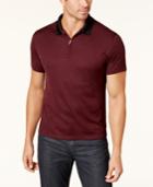Alfani Men's Zip-up Tech Polo, Created For Macy's