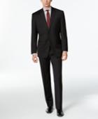 Calvin Klein Charcoal Solid Classic-fit Suit