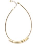 Alfani Gold-tone Curved Bar Collar Necklace, 17 + 2 Extender, Created For Macy's