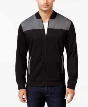 Alfani Men's Big And Tall Colorblocked Full-zip Jacket, Only At Macy's