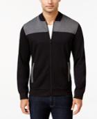Alfani Men's Big And Tall Colorblocked Full-zip Jacket, Only At Macy's