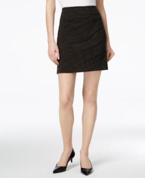 Charter Club Printed Tummy-control Pull-on Skort, Created For Macy's