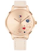 Tommy Hilfiger Women's Nude Leather Strap Watch 38mm, Created For Macy's
