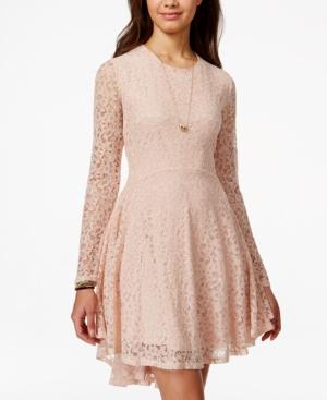 American Rag Lace High-low Fit-and-flare Dress, Only At Macy's