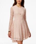 American Rag Lace High-low Fit-and-flare Dress, Only At Macy's