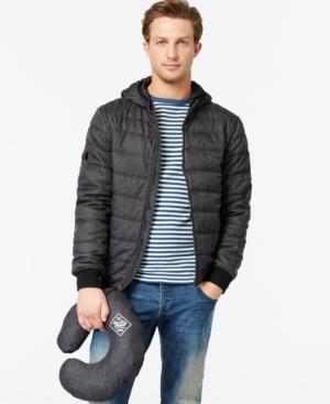 Point Zero Hooded Packable Bomber Jacket