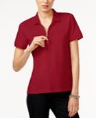 Tommy Hilfiger Zip-up Polo Top, Only At Macy's