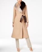 1 Madison Expedition Fox-fur-collar Wrap Coat