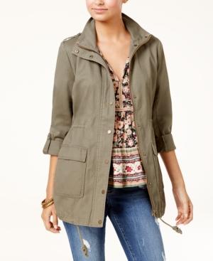 American Rag Juniors' Cotton Utility Jacket, Created For Macy's